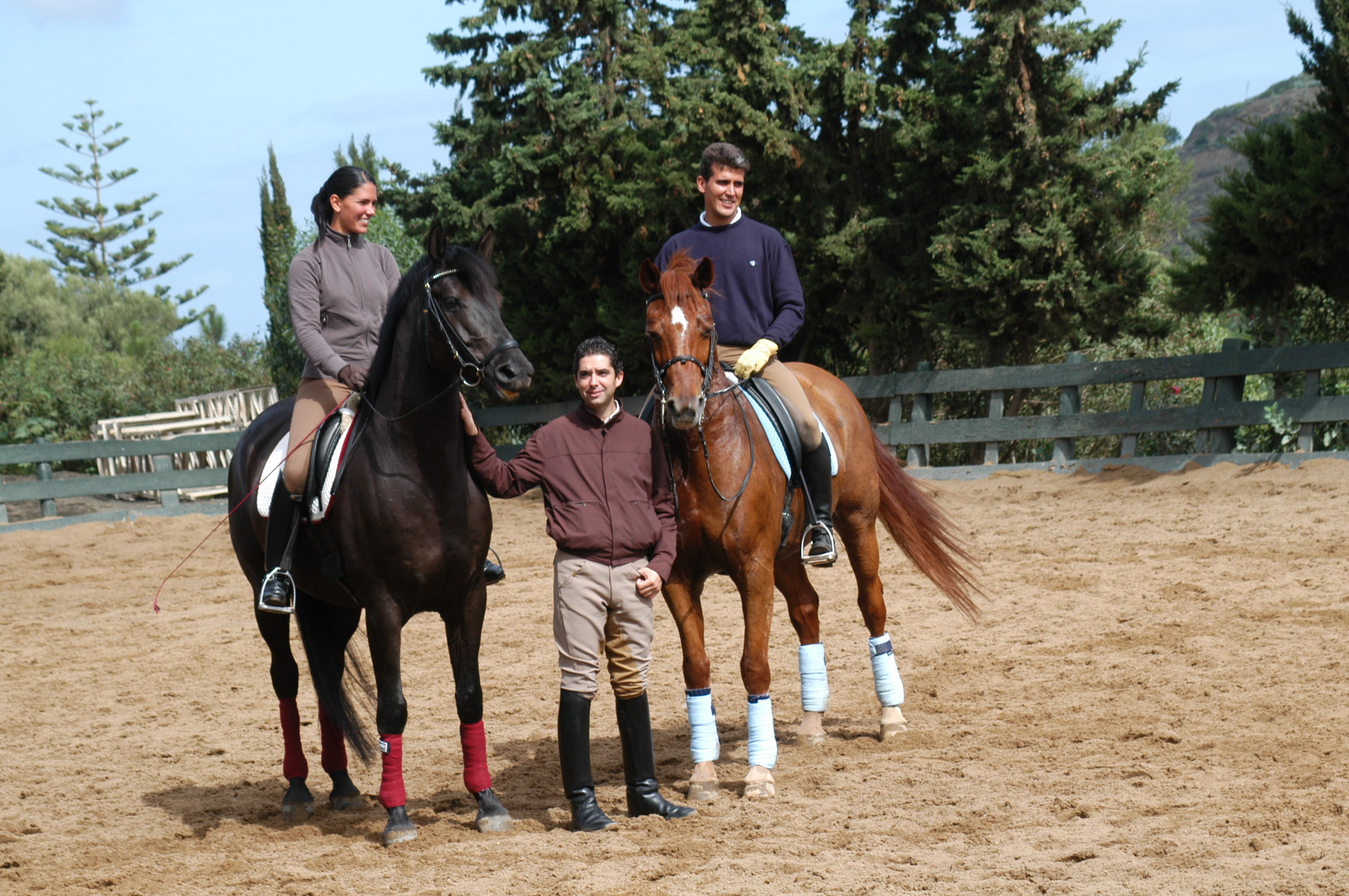 Horse riding lessons with Joaquin Legarre Marbella